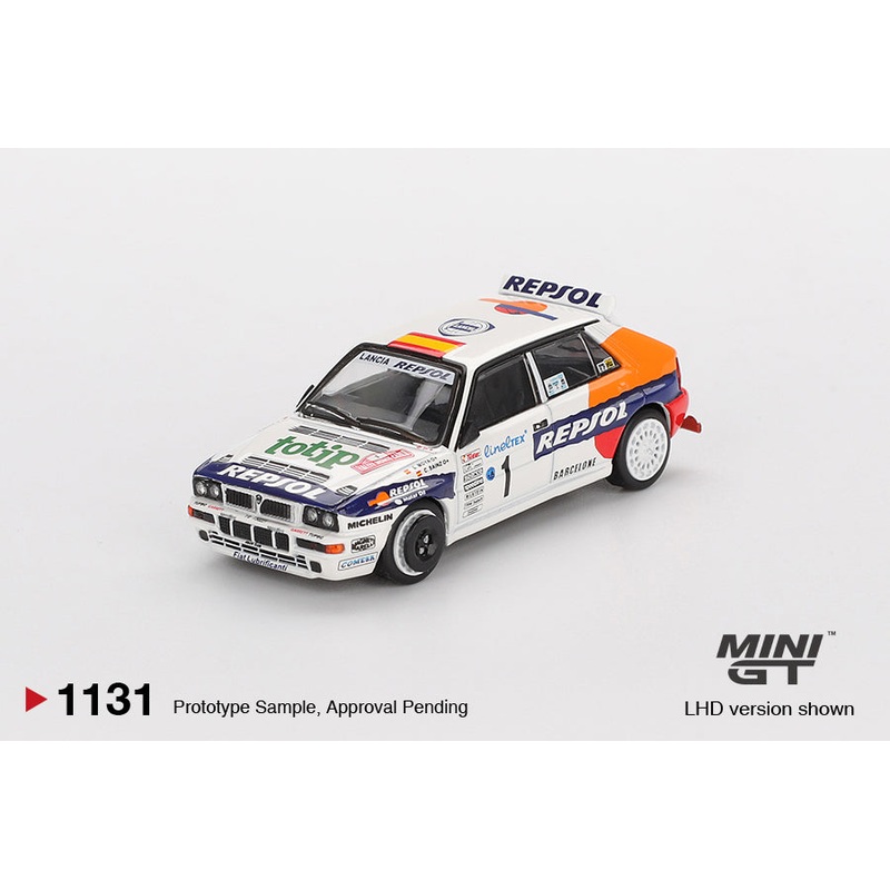 (PRE-ORDER) Mini GT 1:64 Lancia Delta HF Integrale Evoluzione #1 1993 Rallye Monte-Carlo MGT01131-L