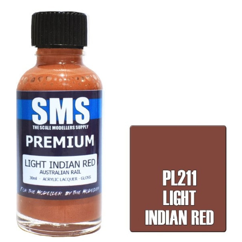 SMS Premium Lacquer – PL211 Light Indian Red