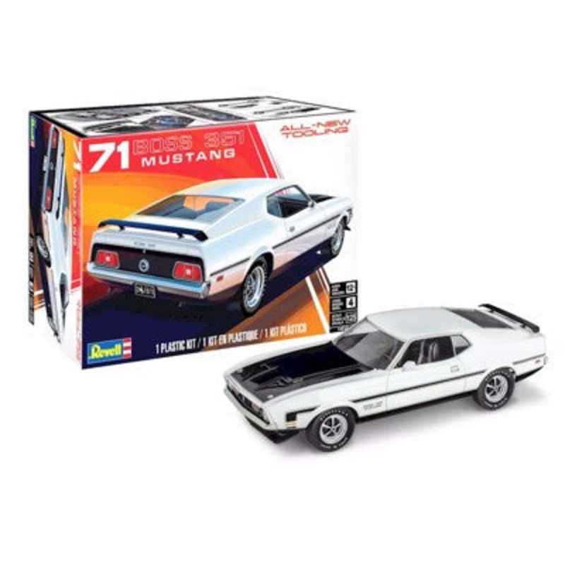 1971 Mustang Boss 351 1/25 #4512 by Revell