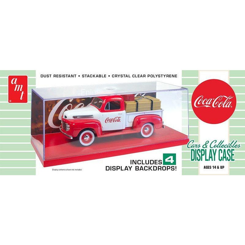 AMT Display Case – 1/25 w/ Coca-Cola Background