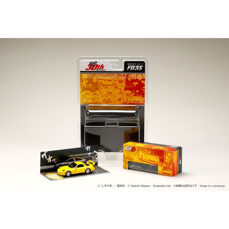 (PRE-ORDER) MAZDA RX-7 (FD3S) RedSuns / INITIAL D Keisuke Takahashi VS Takumi Fujiwara