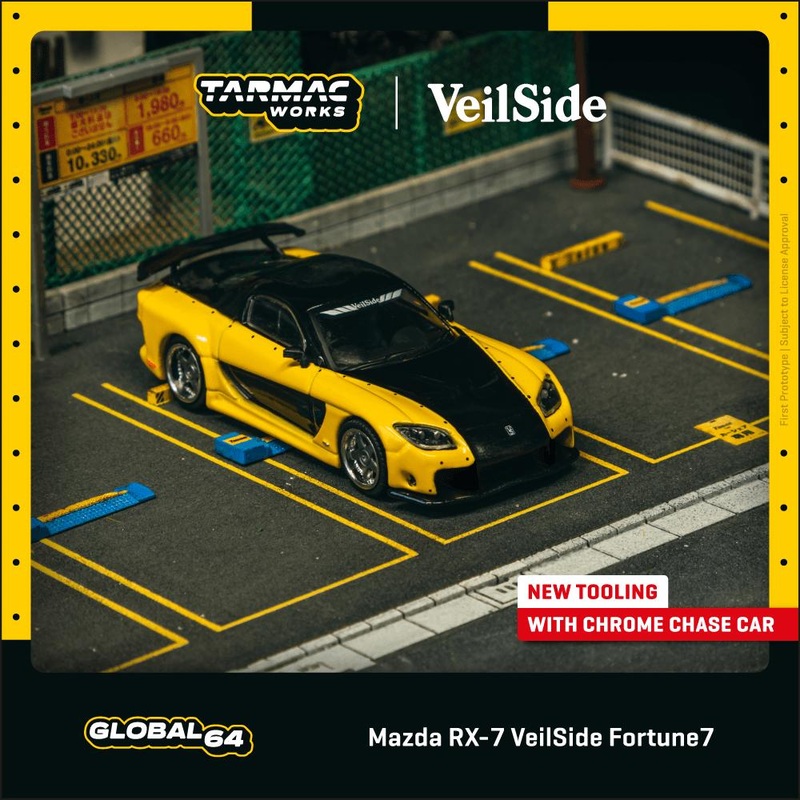 Tarmac Works 1:64 Mazda RX-7 Veilside Fortune 7