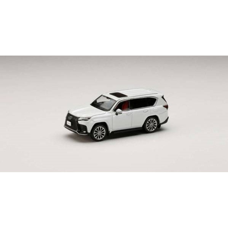 [ Back-order ] Hobby Japan HJ644061W 1:64 LEXUS LX600 F Sport Sonic Quartz Diecast model car