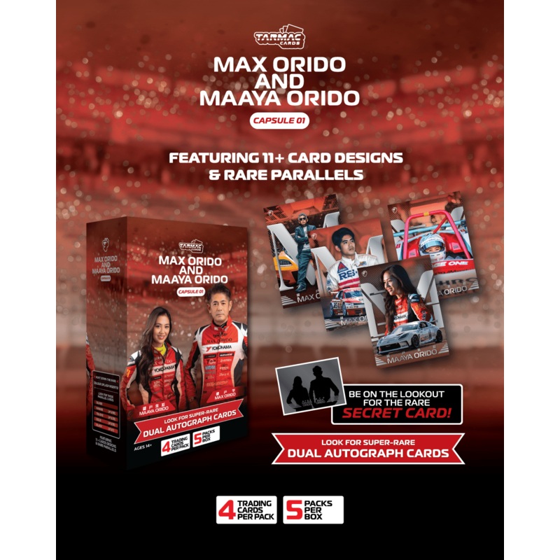 (PRE-ORDER) Tarmac Works 1:64 Collectible Trading Cards Max Orido & Maya Orido Capsule 1