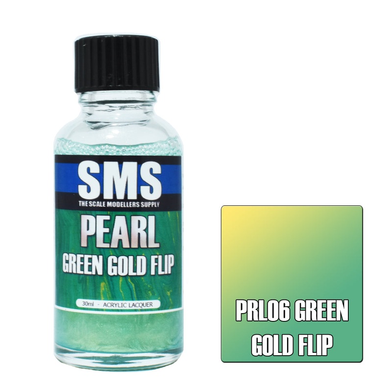 SMS Pearl Lacquer – PRL06 Green Gold Flip