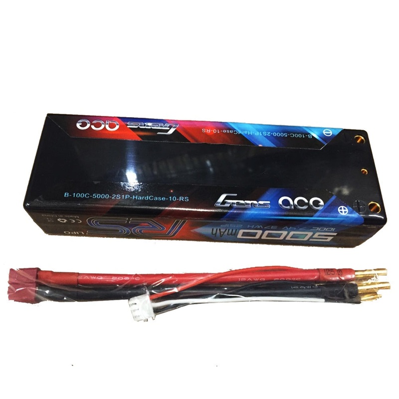 Gens Ace – 291 – 5000mAh 2S1P 7.4V 100C LiPo