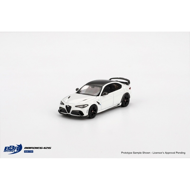 (PRE-ORDER) BBR Models 1:64 Alfa Romeo Giulia GTAM White