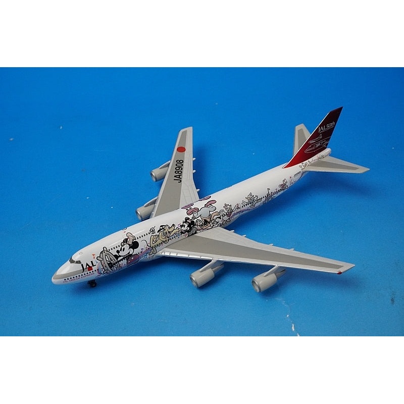 1:500 B747-400 JAL Dream Express Friends JA8908 JDE009A Herpa airplane model