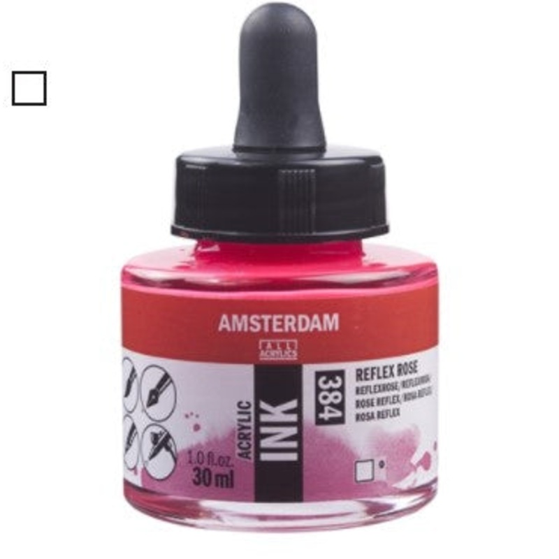 Amsterdam Acrylic Ink # 384 Reflex Rose