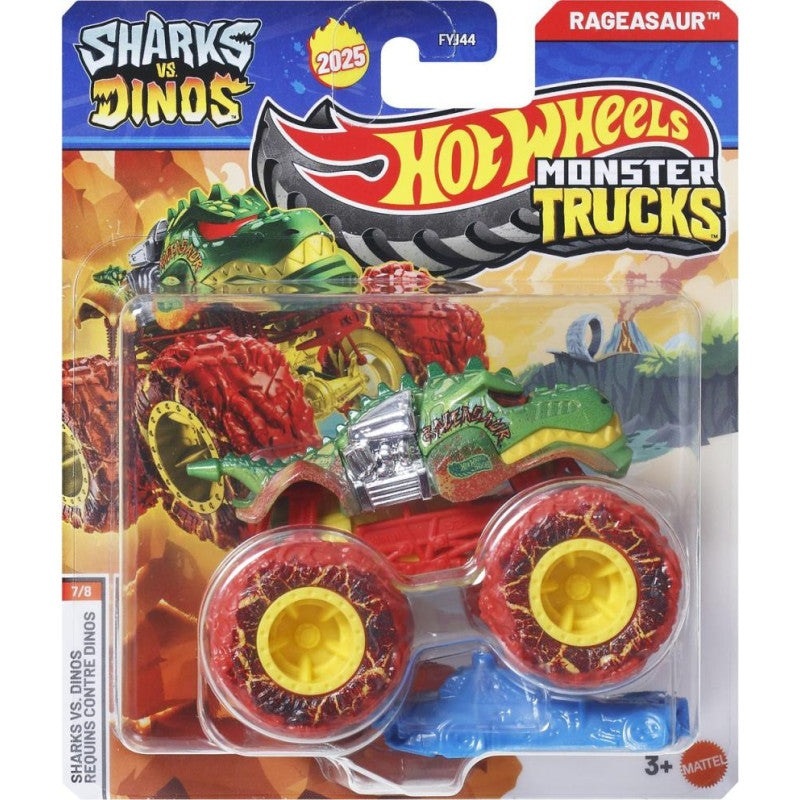 Hot Wheels 1:64 Monster Trucks Rageasaur