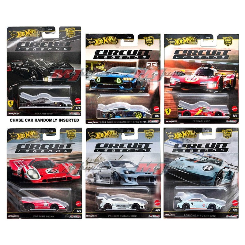 (PRE-ORDER) Hot Wheels Premium 1:64 Car Culture 2025 Circuit Legends Sealed Case