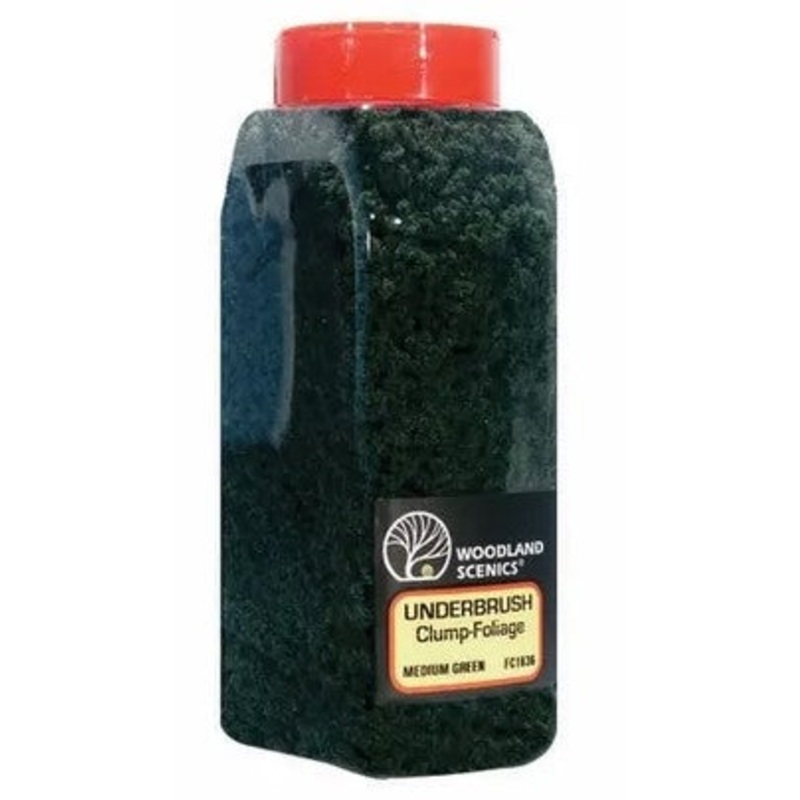 Woodland Scenics FC1636 Underbrush – Medium Green