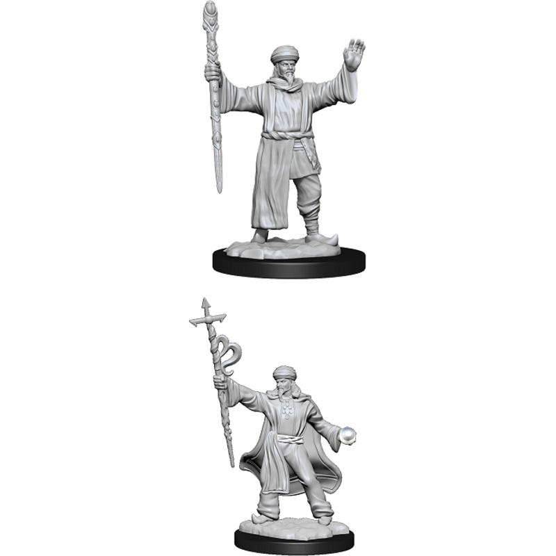 D&D Unpainted Mini – Human Wizard 90137