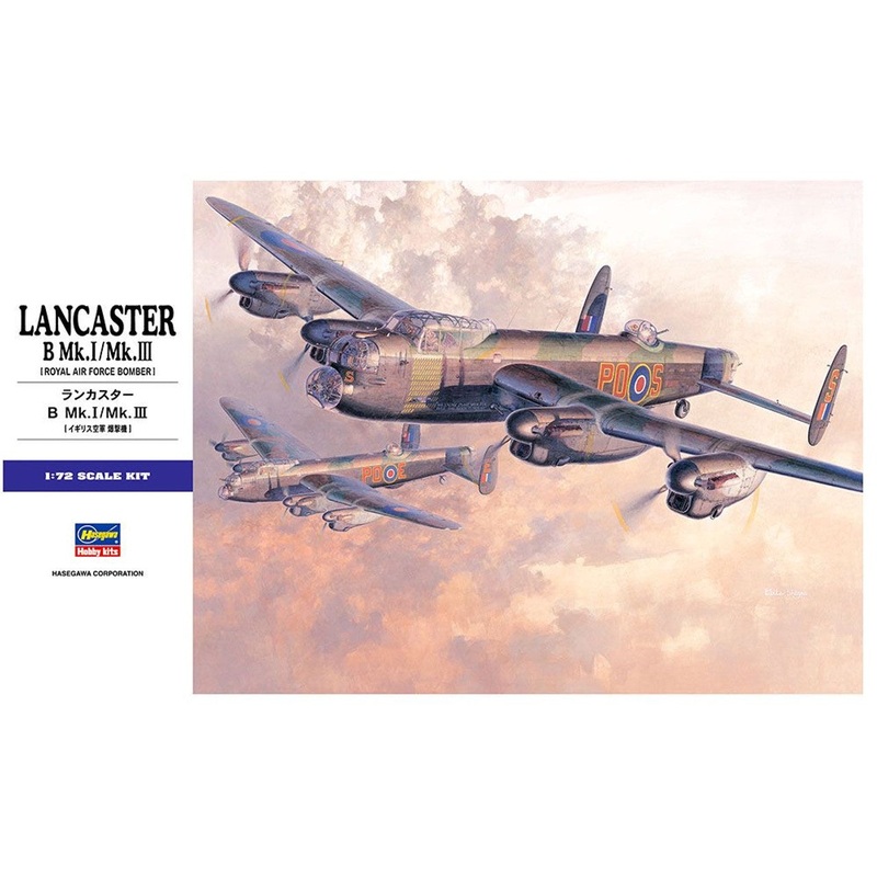Lancaster B. Mk.I/Mk.III 1/72 #00553 by Hasegawa