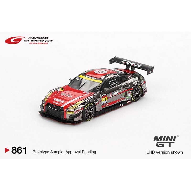 (PRE-ORDER) MINI GT 1:64 Japan Exclusive Nissan GT-R NISMO GT3 #11 GAINER TANAX GT-R GAINER 2023 SUPER GT SERIES MGT00861-BL