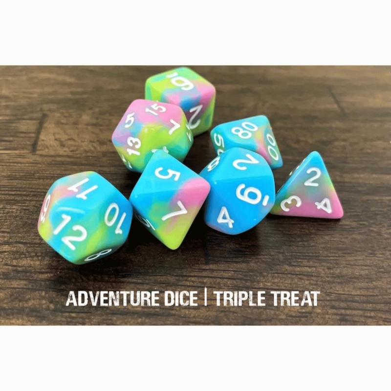 Adventure Dice 7-Die Set – Assorted $16.99
