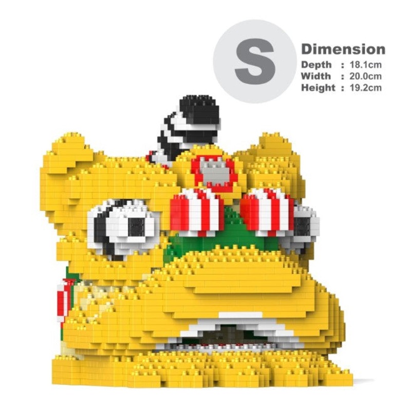 Jekca – Lion Dance Head – Yellow