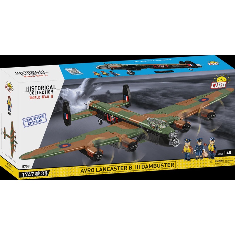 Cobi Historical Collection WWII: Avro Lancaster B. III Dambuster – Executive Edition 1:48 1795 PCS