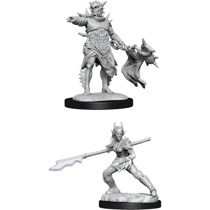 MTG Unpainted Mini – Coralhelm Commander & Halimar Wavewatch 90178
