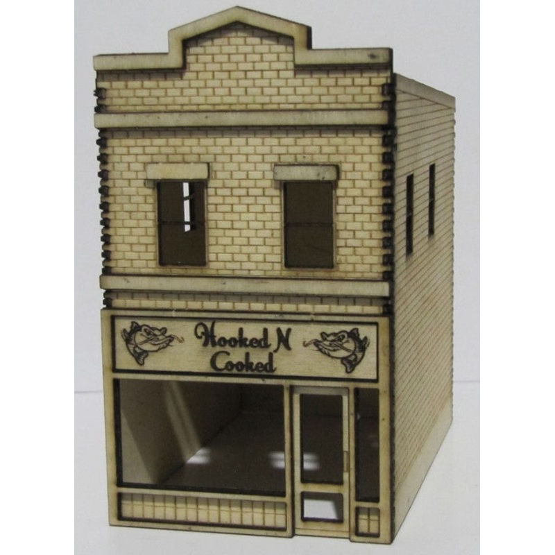 Trackside Models – Fish N Chip Store – HO