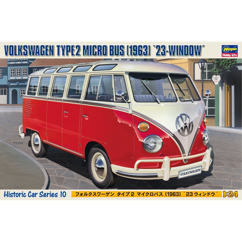 1963 Volkswagen Type 2 Micro Bus ’23-Window’ 1/24 #HC-10 by Hasegawa