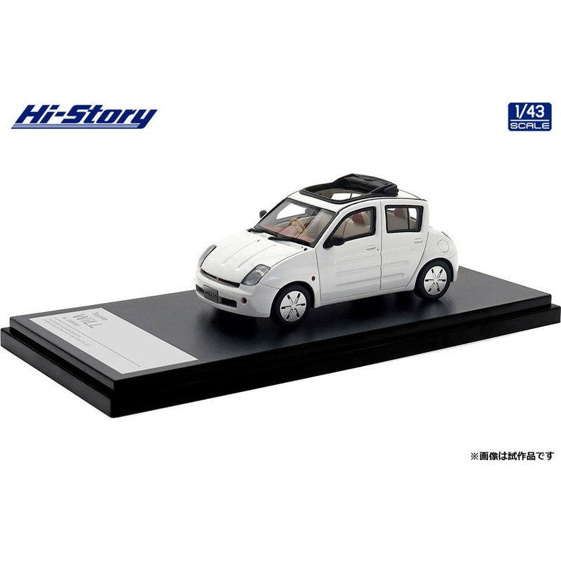 [ Back-order ] Hi-Story HS476WH 1:43 Toyota Will Vi 2001Super white II Resin model car