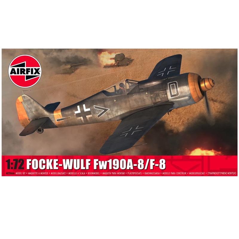 Focke-Wulf Fw190A-8/F-8 1/72 #2066A by Airfix