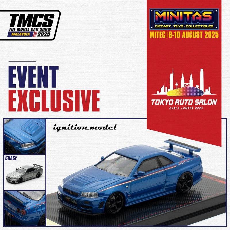 Ignition Model 1:64 Nissan Skyline GTR R34 TMCS-TAS Event Exclusive