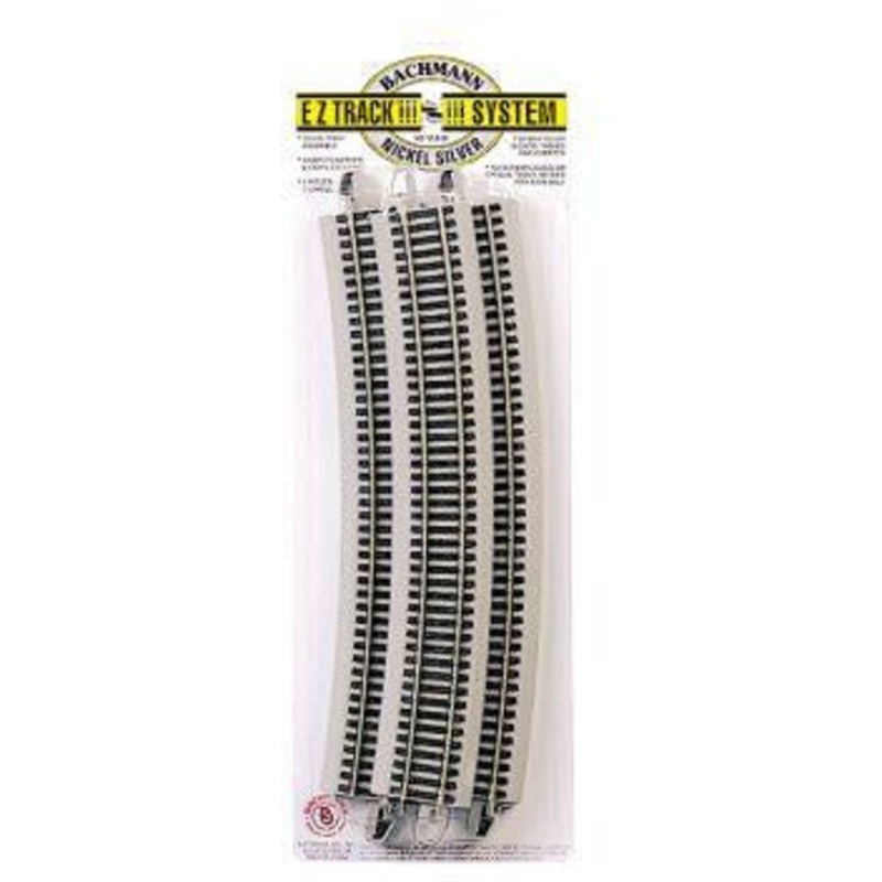 28 Radius 18 Degree Curve Track – Nickel (5PC)(HO)