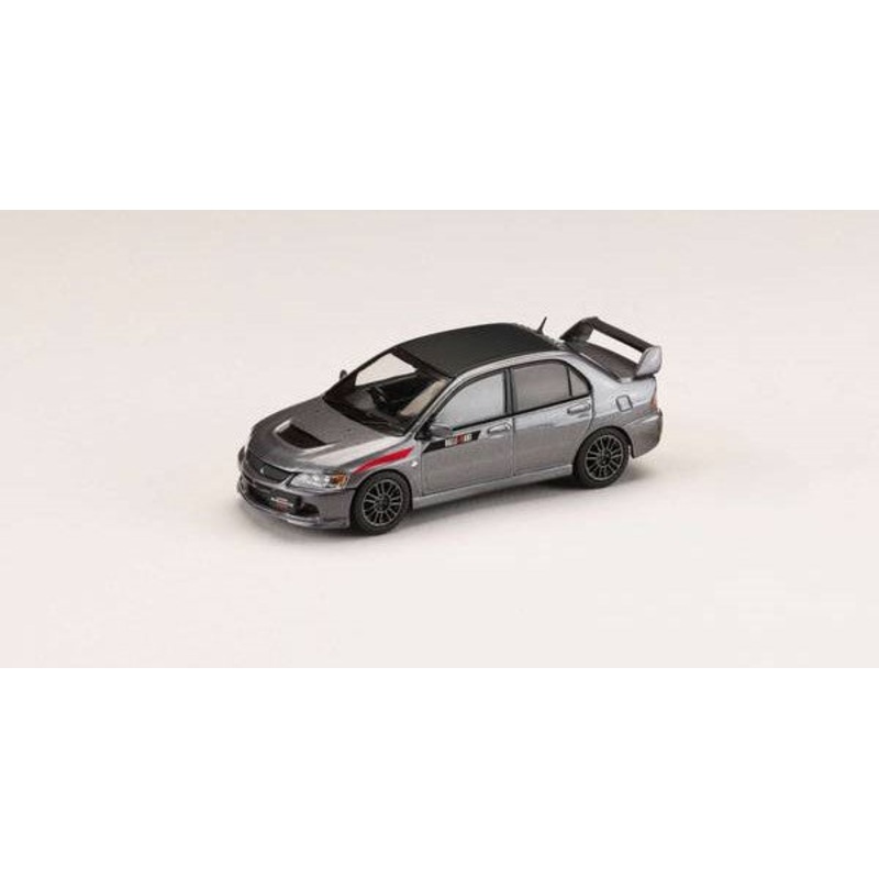 [ Back-order ] Hobby Japan HJ647054CMP 1:64 MITSUBISHI LANCER EVOLUTION 9 MR GSR JDM Customized with Engine Display Model MEDIUM PURPLISH GRAY MICA Diecast model car