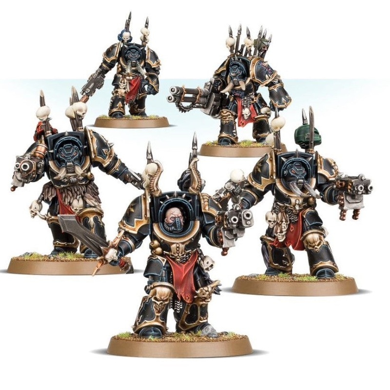 Chaos Space Marines: Chaos Terminator Squad