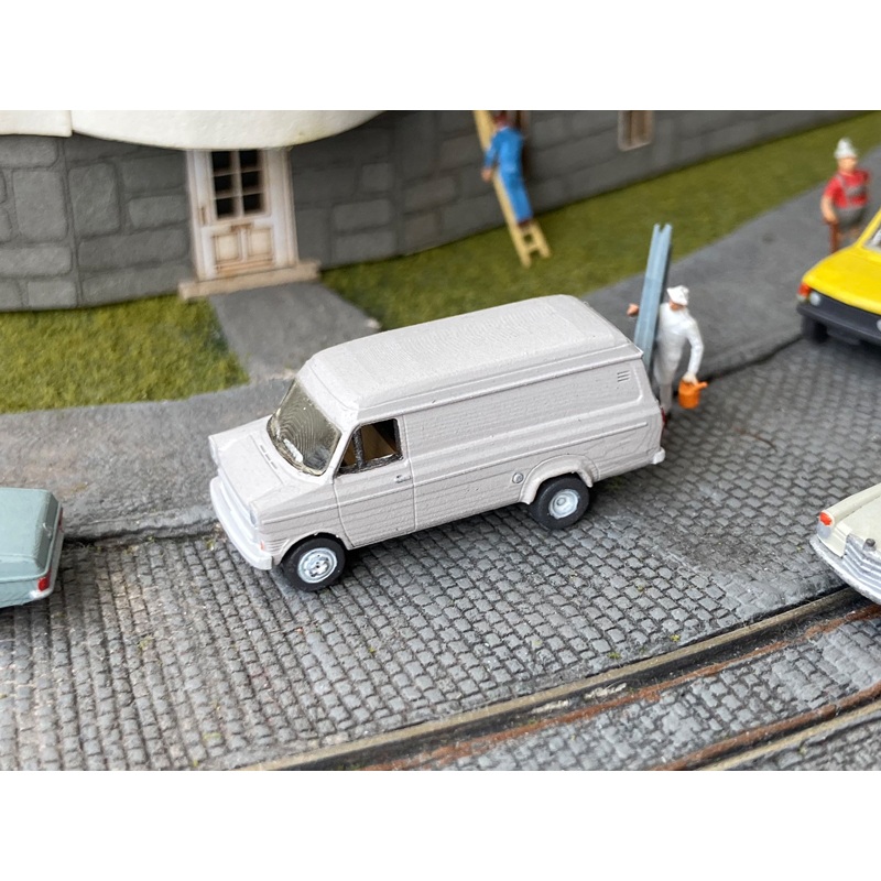 Ready-made model Ford Transit Long wheelbase  Light grey