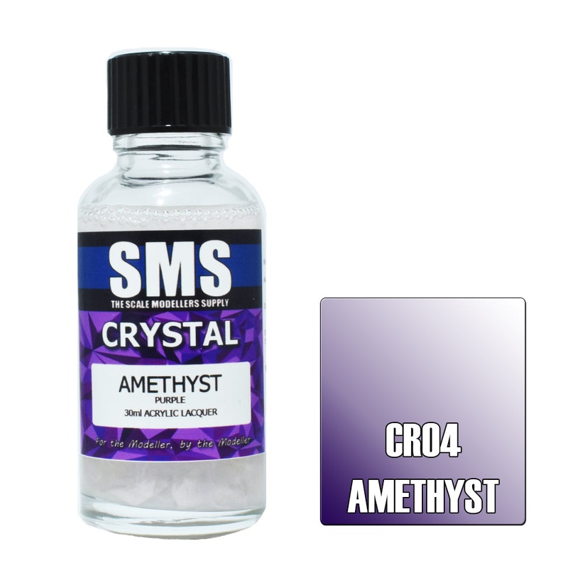SMS Premium Crystal Lacquer – CR04 Crystal Amethyst (Purple)