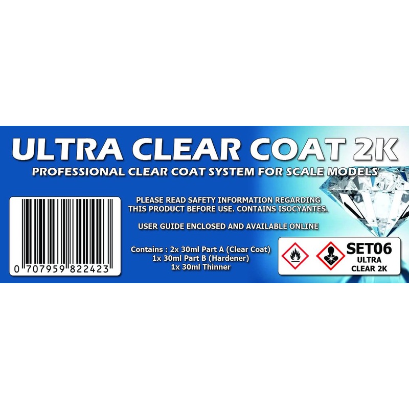 SMS Ultra Clear Coat 2K Colour Set