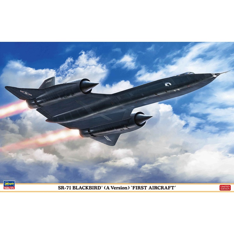 SR-71 Blackbird (A Version) First Aircraft 1/72 #02464 by Hasegawa
