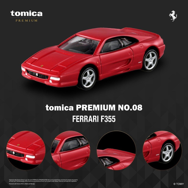 Tomica Premium 1:64 Ferrari F355 Red