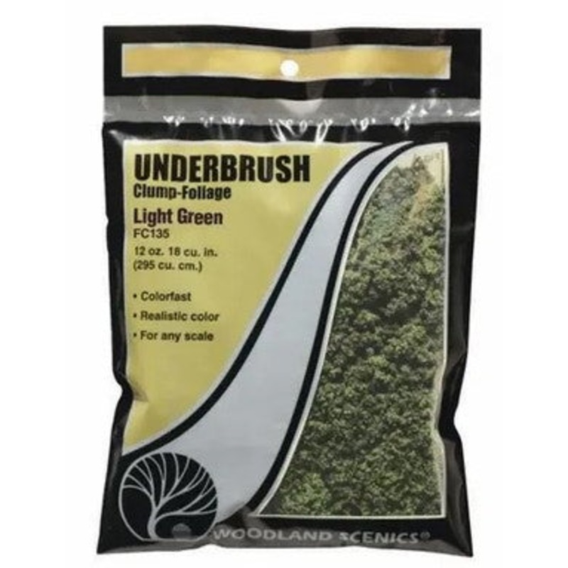 Woodland Scenics FC135 Underbrush – Light Green