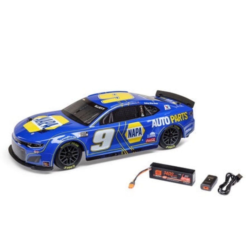 Losi NASCAR #9 Chevy Camaro ZL1 1/12 2S AWD RTR On-Road Car (Chase Elliot) w/2.4GHz Transmitter, Battery, & Charger – LOS1122509