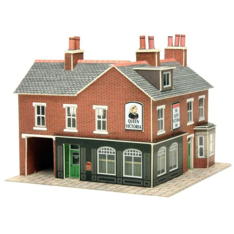 Metcalfe PN116 Corner Shop and Pub Red Brick