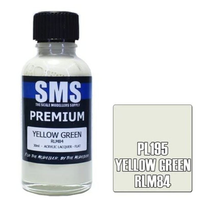 SMS Premium Lacquer – PL195 Yellow Green RLM84