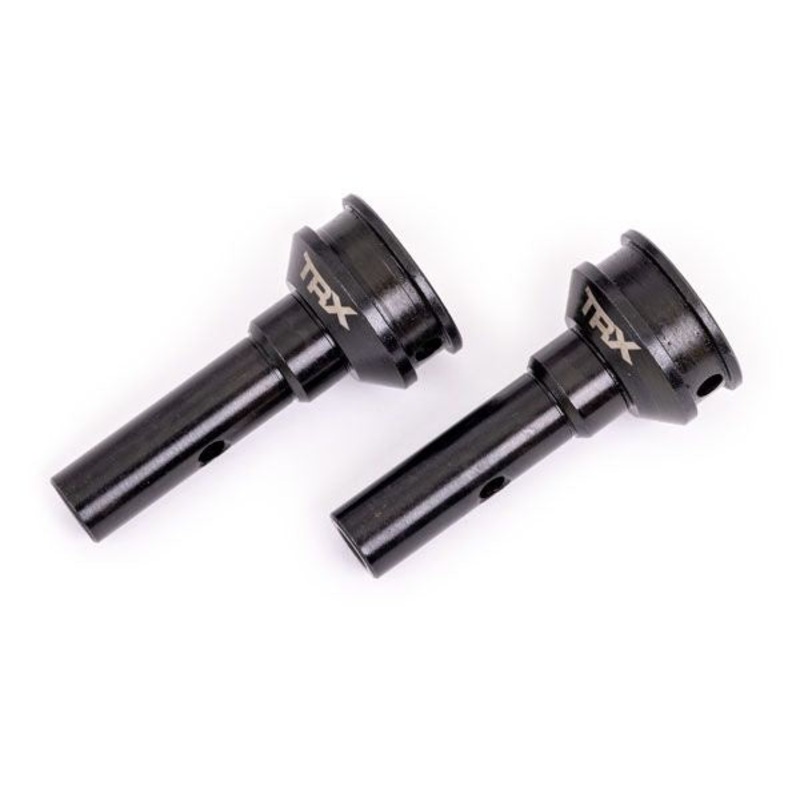 Traxxas Stub Axles Hardened Steel (2) (For Steel CV Driveshafts) – TRA9553X