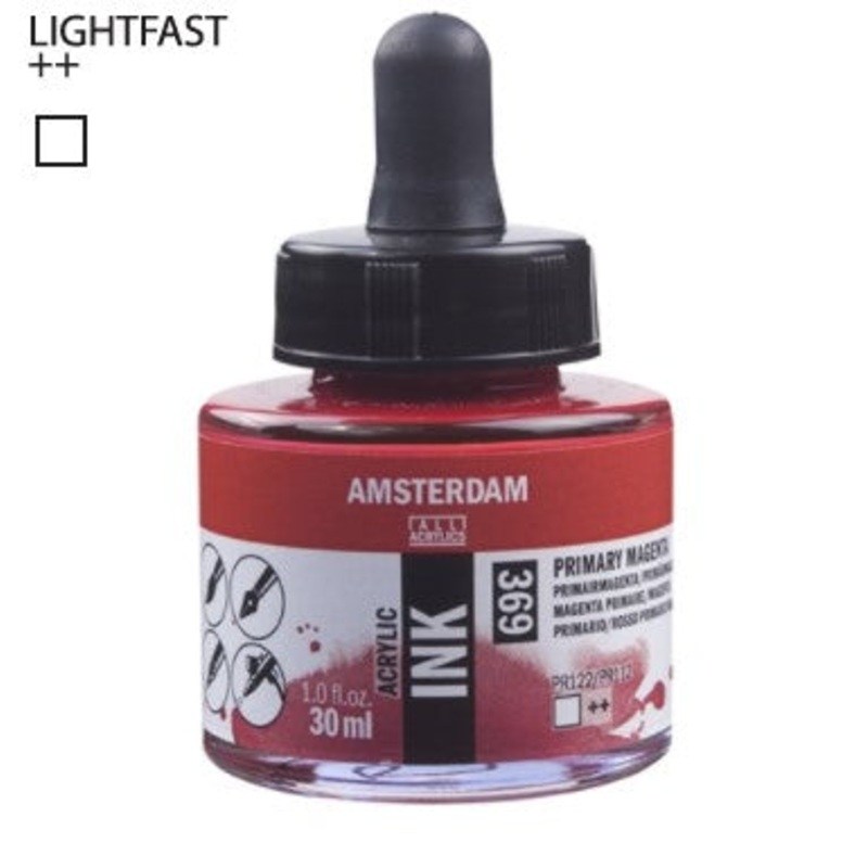 Amsterdam Acrylic Ink # 369 Primary Magenta
