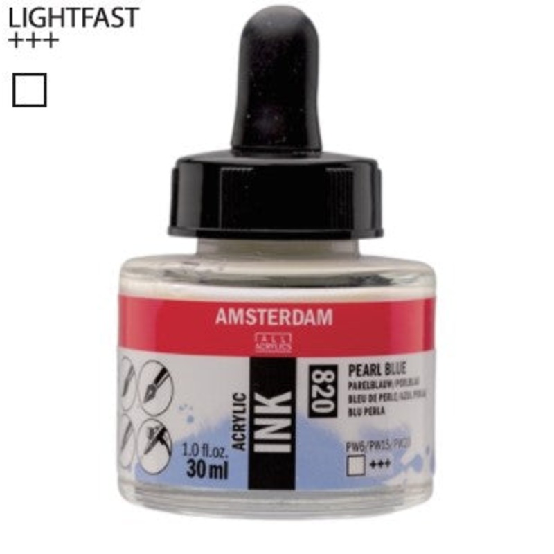 Amsterdam Acrylic Ink # 820 Pearl Blue