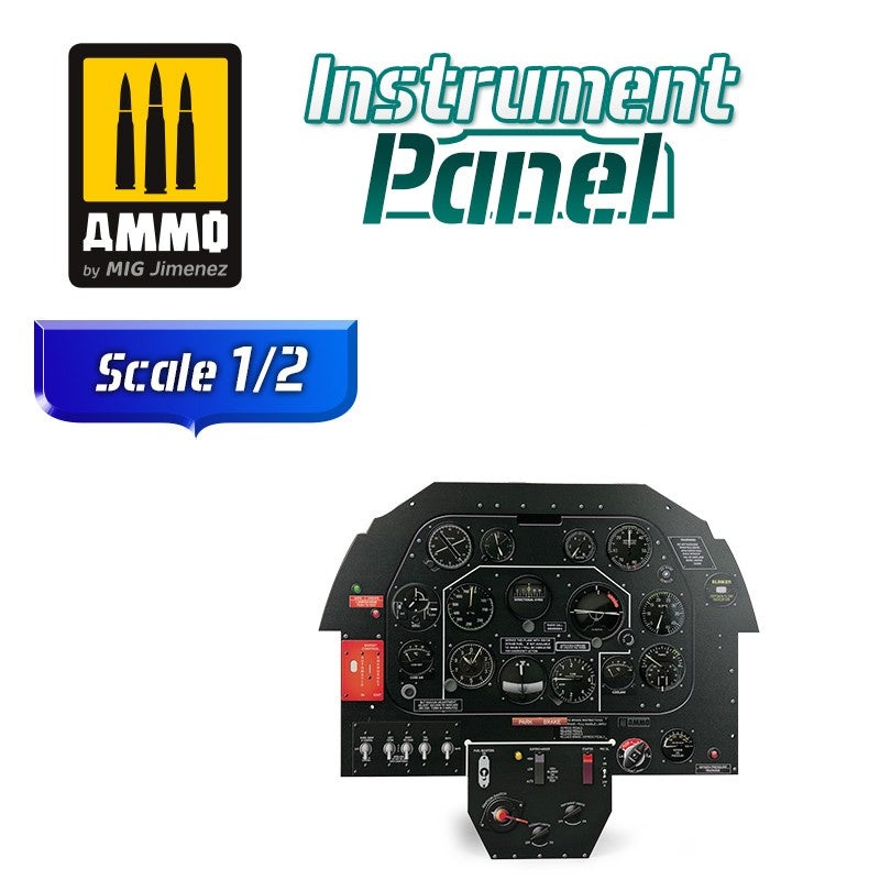 North American P-51D Mustang – Instrument Panel 1/2 Scale by Ammo Mig