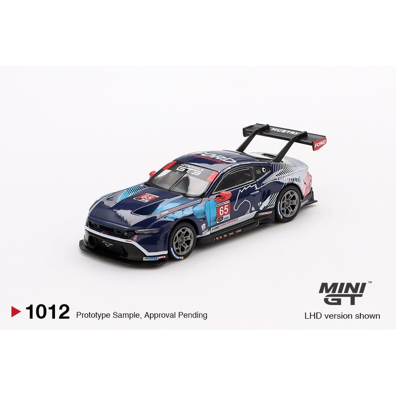 (PRE-ORDER) Mini GT 1:64 Ford Mustang GT3 #65 Ford Multimatic Motorsports 2024 IMSA Daytona 24 Hrs MGT01012-L
