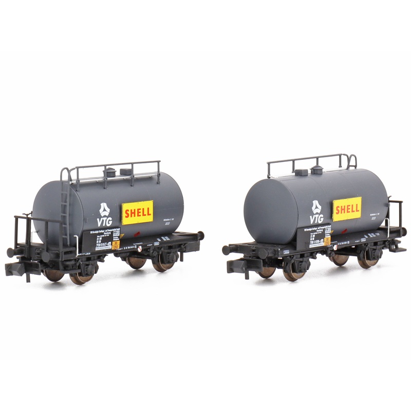 Set of 2 lightweight tank wagons DB/VTG/Shell, Ep.IV