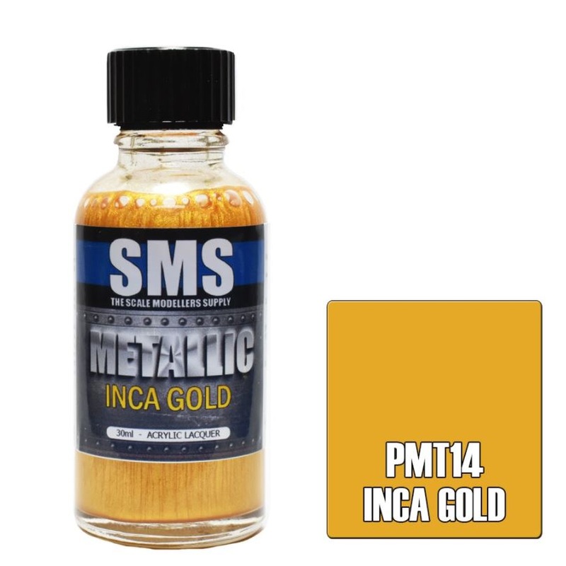 SMS Premium Metallic Lacquer – PMT14 – Inca Gold