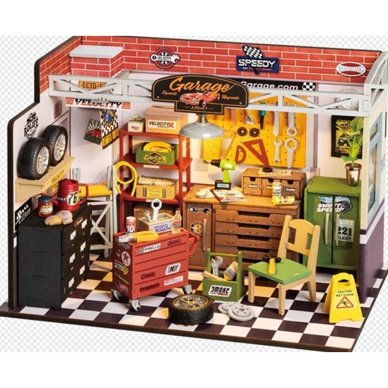 DIY Mini House Garage Workshop