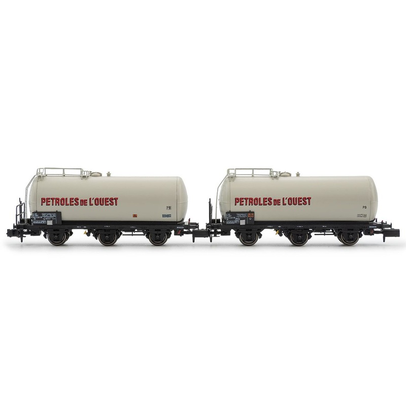 Freight wagon set tank wagon Petroles de lOuest SNCF Ep.IV 2-part