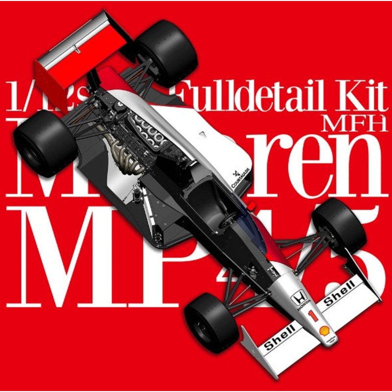 K830 Model Factory Hiro 1:12 McLaren MP4/5 Ver.A 1989 German GP/Italian GP #1 Fulldetail Kit